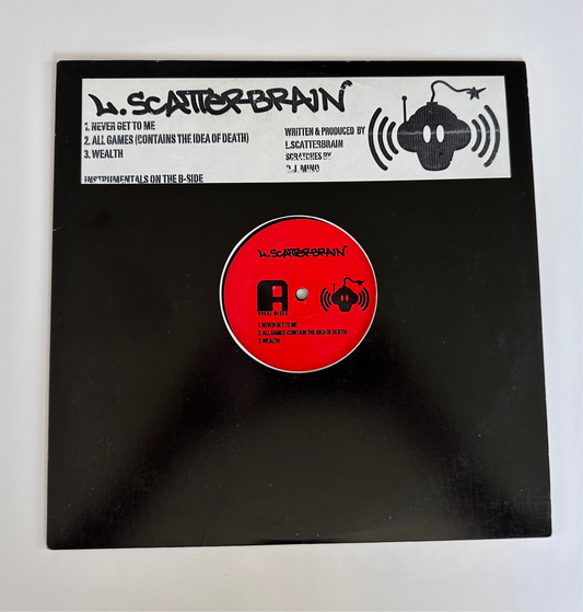 L. Scatterbrain - Never Get To Me 12” vinyl single